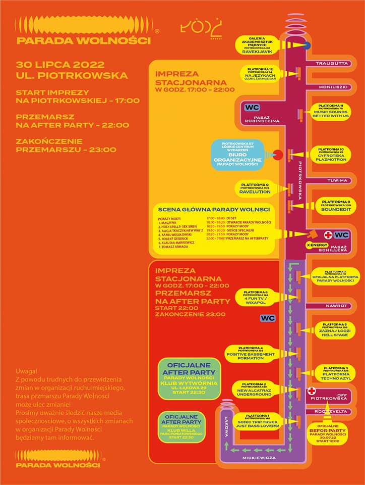 Techno Parada Wolności Łódź 2022